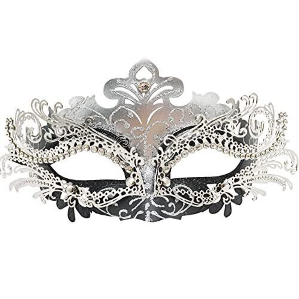 9501 / Masquerade Metal Masks Venetian Halloween Costume Mask Mardi Gras